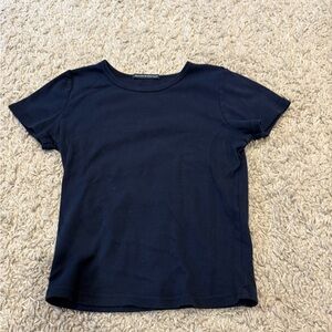 Brandy Melville Black Short Sleeve Tee